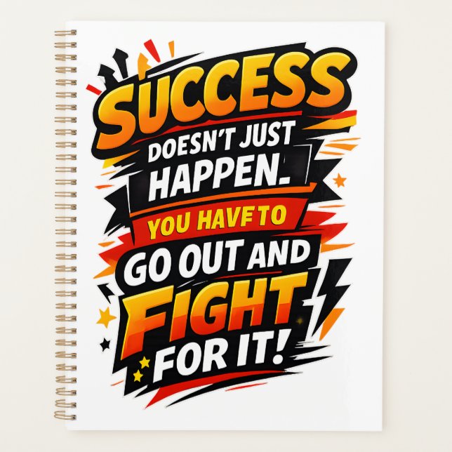 Agenda Success Fighter Quote (Anverso)
