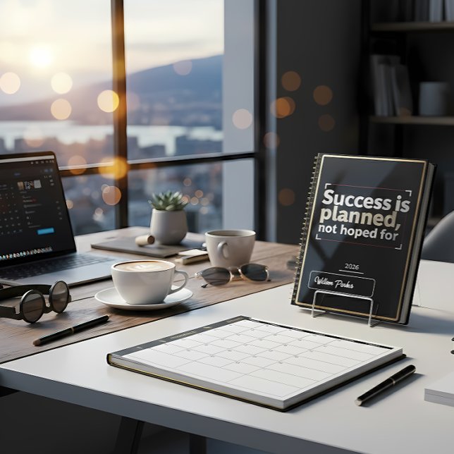 Agenda Success Is Planned, Not Hoped For” | Black & Gold  (Subido por el creador)