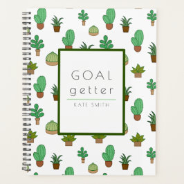 Agenda Suculentos y cactus ilustrados