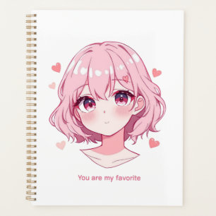 Agenda Sudadera de chica de anime Kawaii para San Valentí