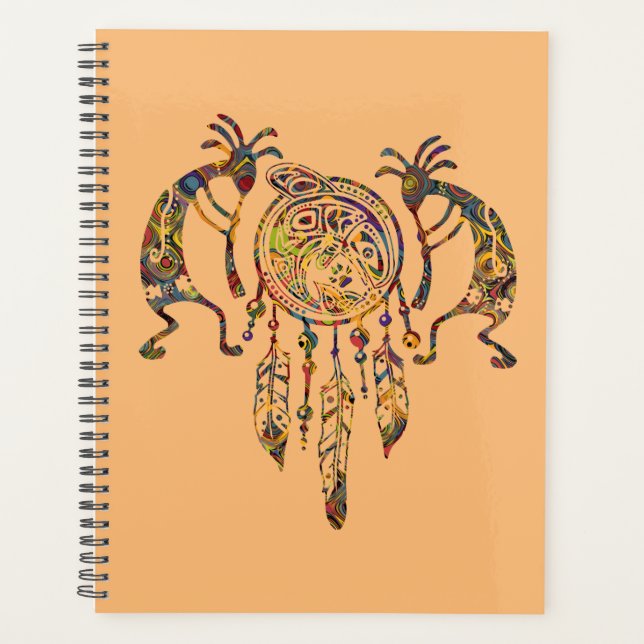 Agenda Sueño nativo americano de ballena Kokopelli 2 (Anverso)
