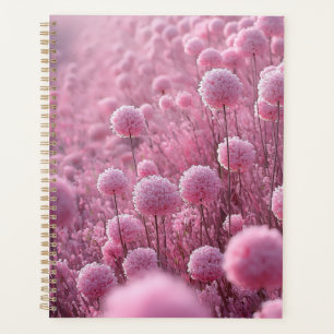 Agenda Sueños de Campo de Flores Rosadas Pastel Caprichos