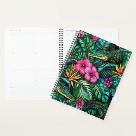 Agenda Sueños de Jungla de Cocodrilos Patrón de Superfici