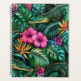 Agenda Sueños de Jungla de Cocodrilos Patrón de Superfici