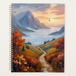 Agenda Sueños Diurnos de Otoño Paisaje de Montaña de Ot