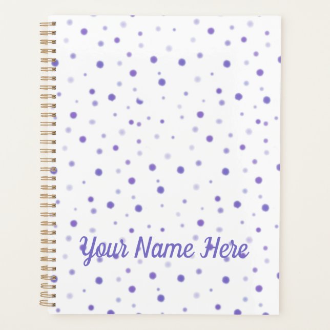 Agenda Sugar Plum Blanco (Anverso)