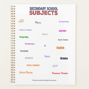 Agenda Sujetos a la escuela secundaria