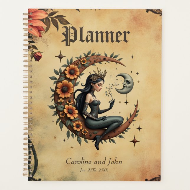 Agenda Sunflower Crescent Queen  (Anverso)