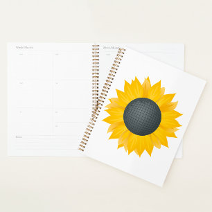 Agenda Sunflower Disco Ball Retro Fiesta Vibe