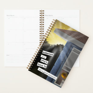 Agenda Sunflower Sunrise by Sara Motolanez Day Planner