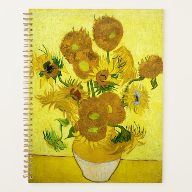 Agenda Sunflowers Vincent van Gogh (Anverso)