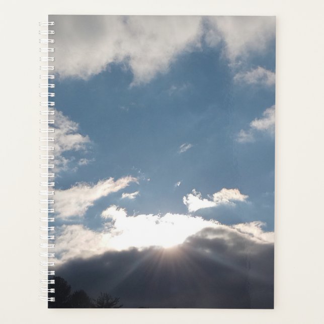 Agenda Sunlit Sky Planner, Clouds & Sun (Anverso)