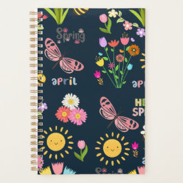 Agenda Sunny Spring Blooms Floral Design con Buzzing Bee