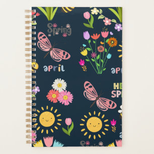 Agenda Sunny Spring Blooms Floral Design con Buzzing Bee
