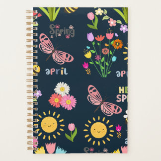 Agenda Sunny Spring Blooms Floral Design con Buzzing Bee