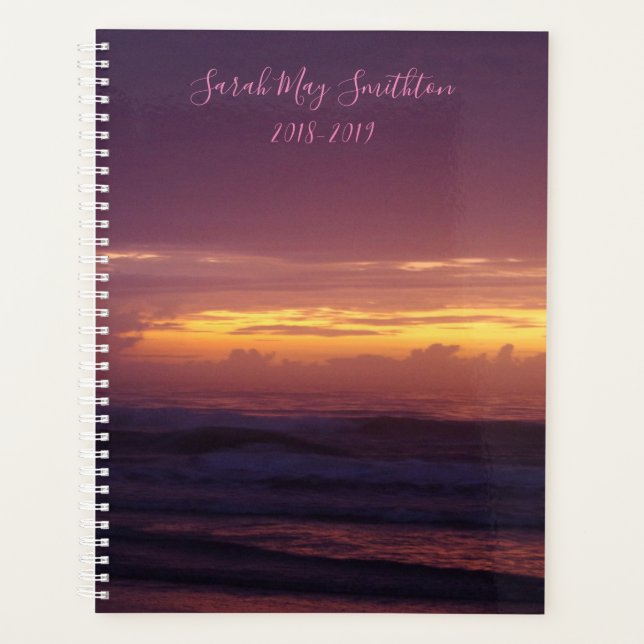 Agenda Sunsets costeros (Anverso)