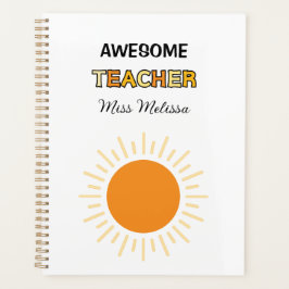 Agenda Sunshine Awesome Teacher Gift Mejor Profesor