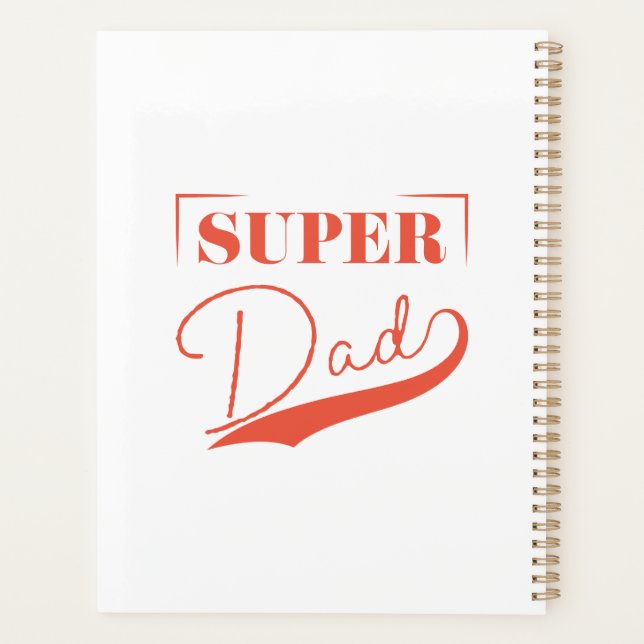 Agenda Super Papá (Reverso)