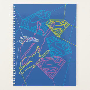Agenda Supergirl and Logo Colored Outlines