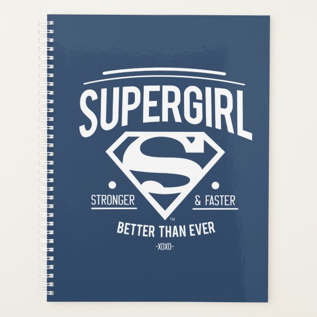 Agenda Supergirl mejor que nunca retro gráfico (Anverso)