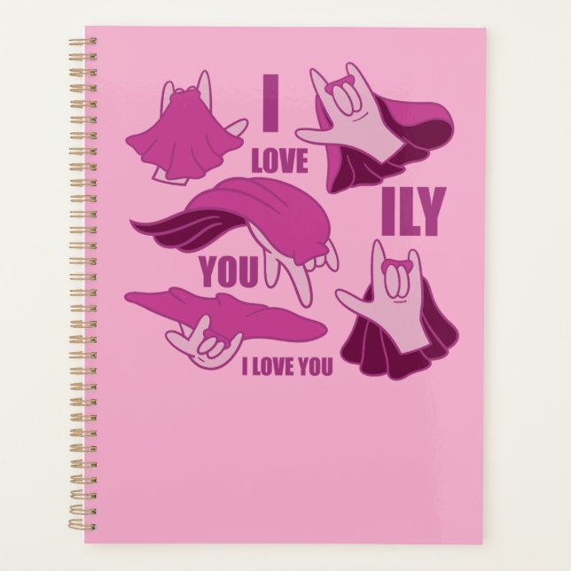 Agenda Superhéroe ILY - Diseño ASL (Anverso)