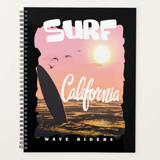 Agenda surf california (Anverso)