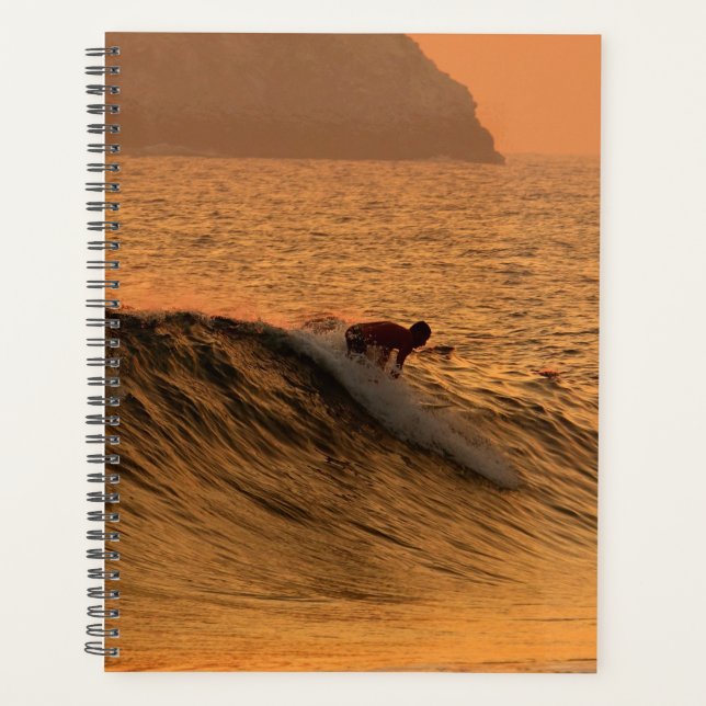 Agenda Surfer at sunset in Mexico (Anverso)