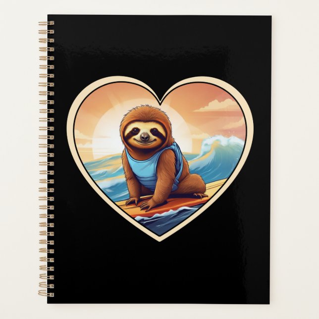 Agenda Surfing Sloth (Anverso)