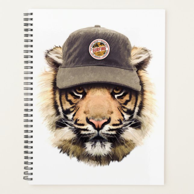 Agenda Surfing Tiger (Anverso)