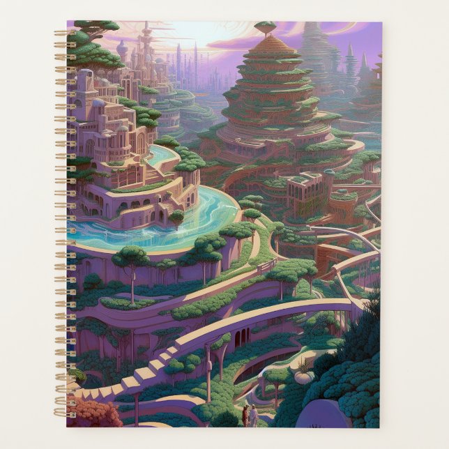 Agenda Surreal Fantasy City (Anverso)