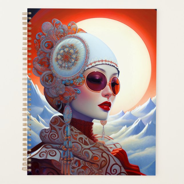 Agenda Surreal Lady Fantasy Art (Anverso)