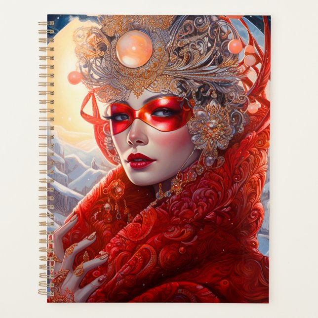 Agenda Surreal Lady Fantasy Art (Anverso)
