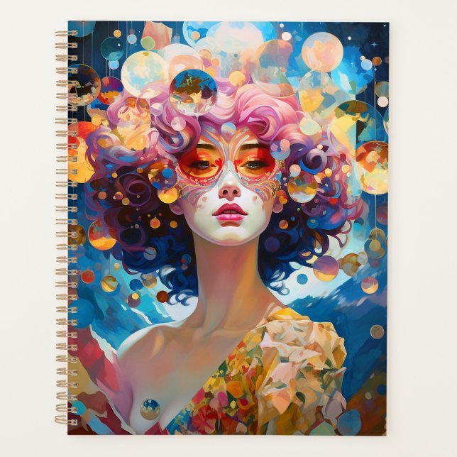 Agenda Surreal Lady Fantasy Art (Anverso)
