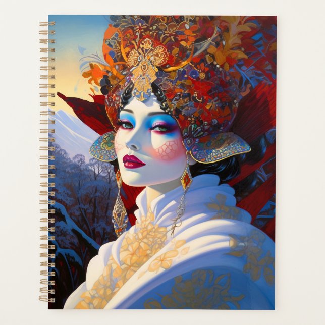 Agenda Surreal Lady Fantasy Art (Anverso)