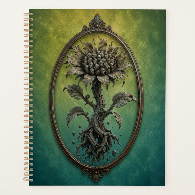 Agenda Surreal Many Faces Flower Notebook (Anverso)
