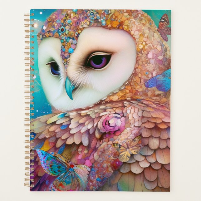 Agenda Surreal Owl Fantasy Art (Anverso)