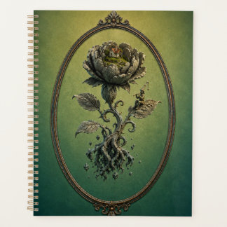 Agenda Surreal Peony Secret Garden Hardcover Notebook