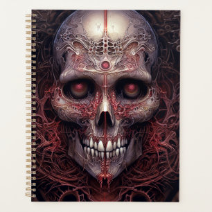 Agenda Surreal Skull Arte de horror gótico