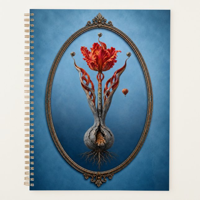 Agenda Surreal Tulip Fantasy Hardcover Notebook (Anverso)