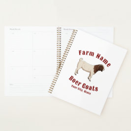 Agenda Sus cabras boer de granja