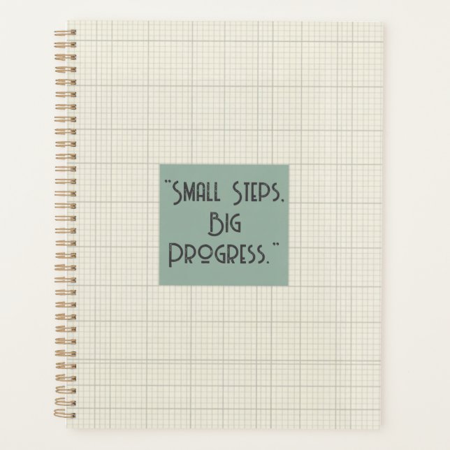 Agenda Sutil cuadrícula - Arte de portada moderno (Anverso)