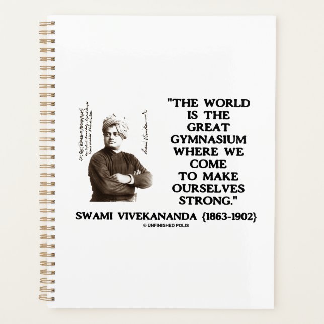 Agenda Swami Vivekananda Gran Gimnasio Fuerte Qte (Anverso)