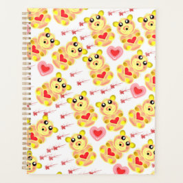 Agenda Sweet Heart Bear Nursery Pattern