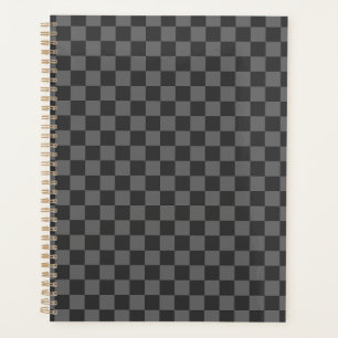 Agenda Tablero de ajedrez gris a cuadros