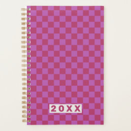 Agenda Tablero de Damas Ciruela Rosa