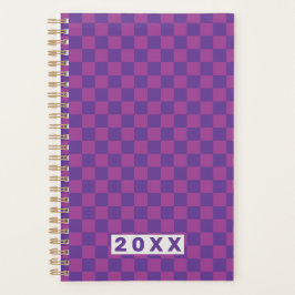 Agenda Tablero de Damas de Ciruela Púrpura