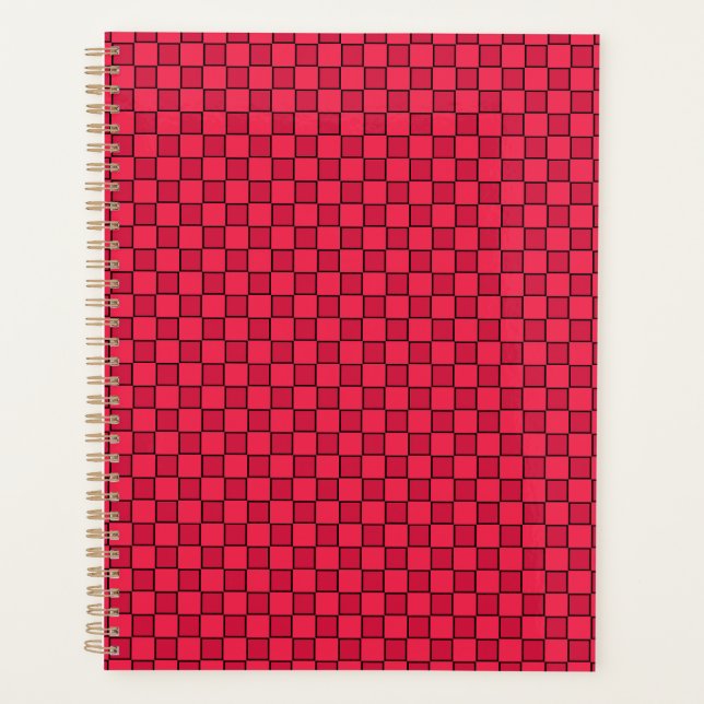Agenda Tablero negro rojo (Anverso)