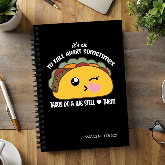 Agenda Tacos Fall Apart Meme (This hilarious, motivational planner will lighten the day and remind us that it’s ok to “taco” about)