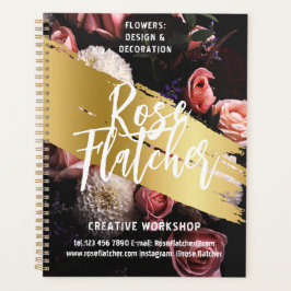 Agenda Taller de Flores Oro Negro