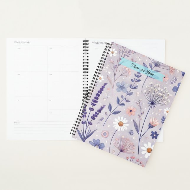 Agenda Tallos de lavanda y florales  (Demostración)